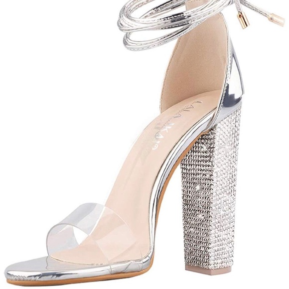 ✨Clear Dazzling Heels - Picture 4 of 4